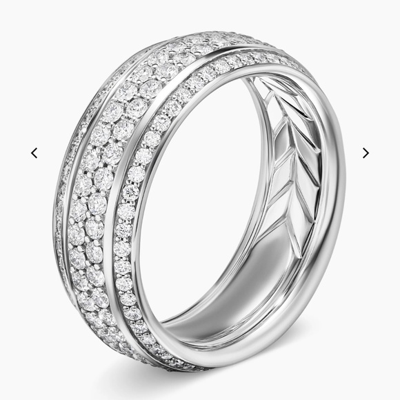 David Yurman Streamline Beveled Band Ring - Picture 4 of 4